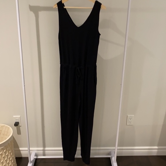 COPY - Knit Black Jumpsuit - Picture 2 of 2